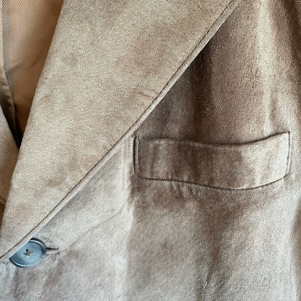 Men’s Jones New York suede blazer 42 R